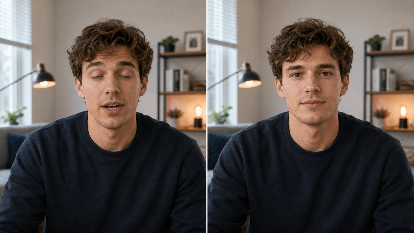 OneThing Video edit preview: Before before, Fixed moment after.